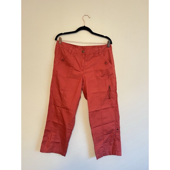 Sandro Cargo Pants Women’s Size 10 Light Red - Picture 1 of 6